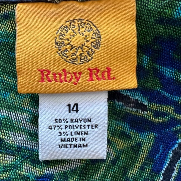 Ruby Rd. Floral Jacket size 14 - Picture 5 of 5